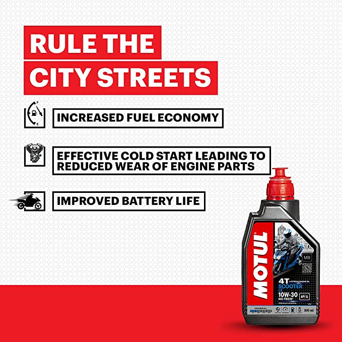 Motul Scooter LE 10W30 Engine Oil (800 ml)