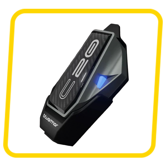 Bluarmor C20 Helmet Communication Device - Intercom and Bluetooth - 2Yrs Warranty