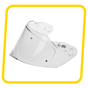 SMK Stellar Clear Visor – Pinlock 30 Ready