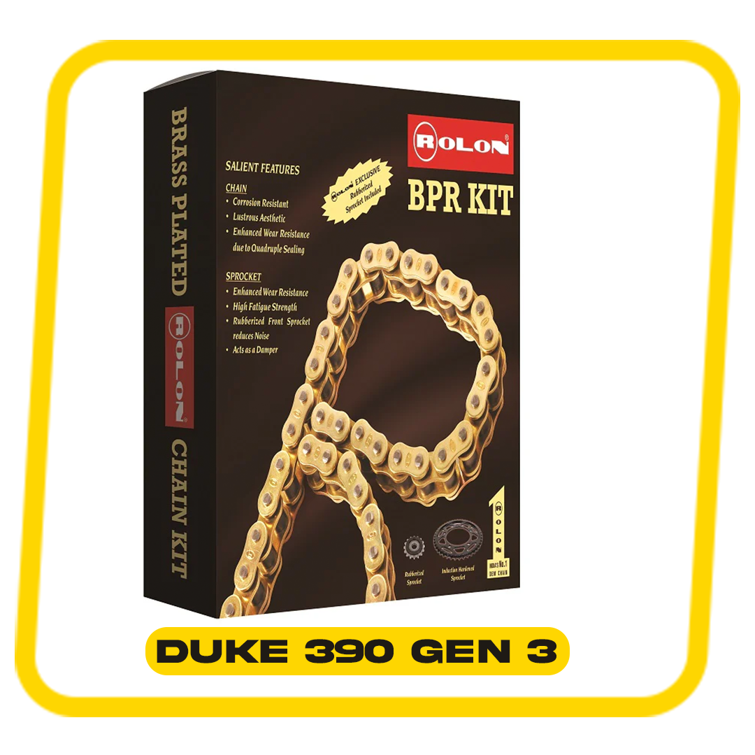 Brass Chain Sprocket for DUKE 390 GEN 3 - HXRC 453NF