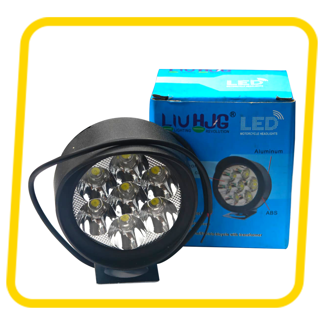 9 LED Fog Lamp | Super Bright White Auxiliary Light for Bikes