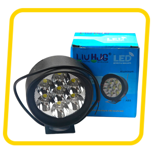 9 LED Fog Lamp | Super Bright White Auxiliary Light for Bikes