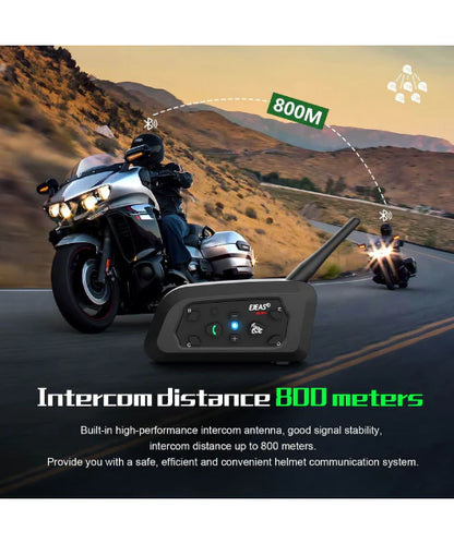 Ejeas V6 Pro+ Bluetooth Intercom (1 Yr Warranty)