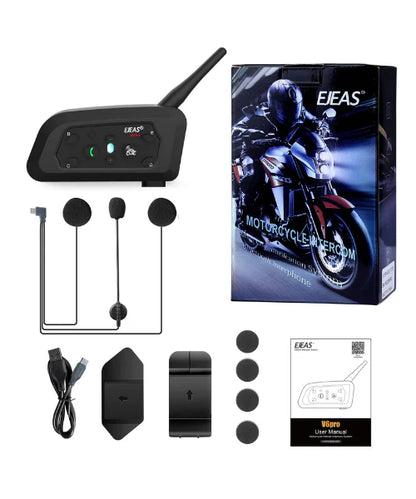 Ejeas V6 Pro+ Bluetooth Intercom (1 Yr Warranty)