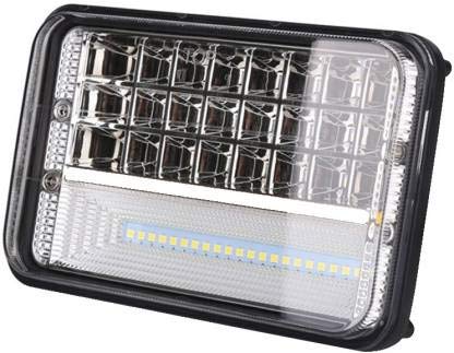 Gears First 50 LEDs Bright White Headlight with High & Low Beam | Compatible with Hero Splendor, Splendor Plus, Splendor Pro