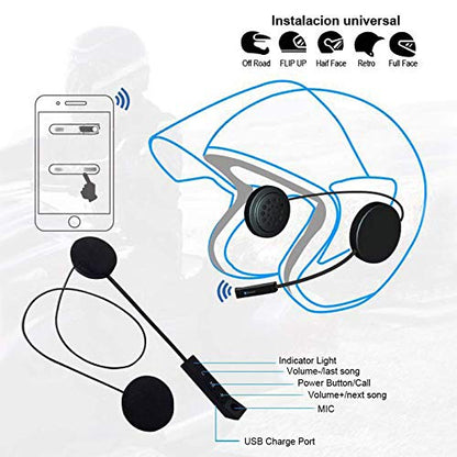 BT 8 Wireless Bluetooth Over the Ear Headset with Mic (Black)