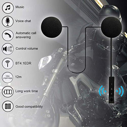 BT 8 Wireless Bluetooth Over the Ear Headset with Mic (Black)