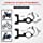 Autofy Universal Claw Grip Aluminum Bike Mobile Holder Phone Mount