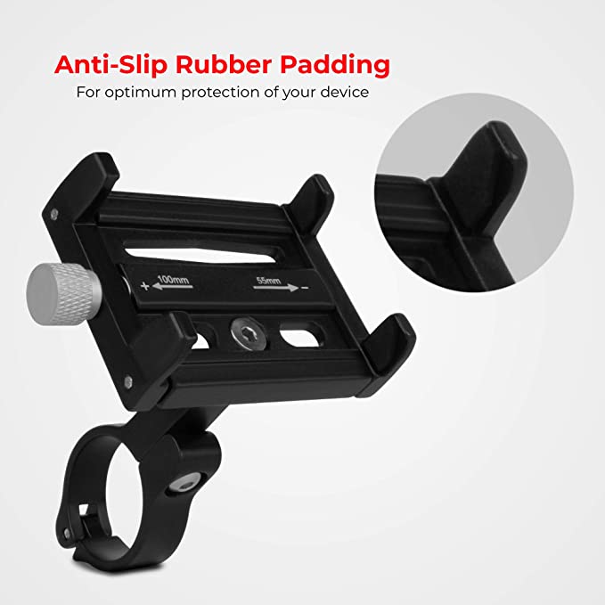 Autofy Universal Claw Grip Aluminum Bike Mobile Holder Phone Mount