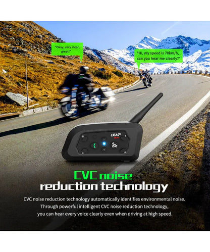 Ejeas V6 Pro+ Bluetooth Intercom (1 Yr Warranty)