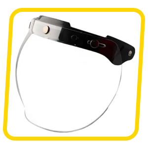 JET CLEAR BUBBLE VISOR