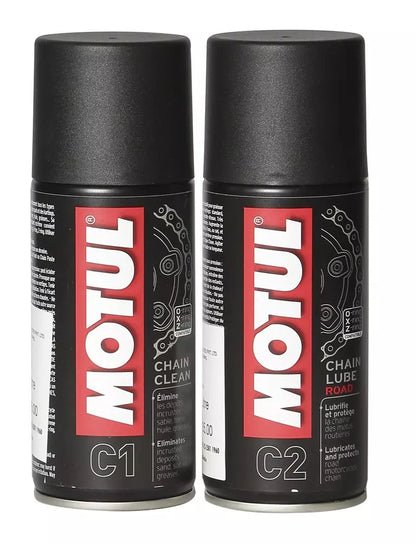 Motul C1 & C2 Chain Lube and Cleaner Combo 150ml