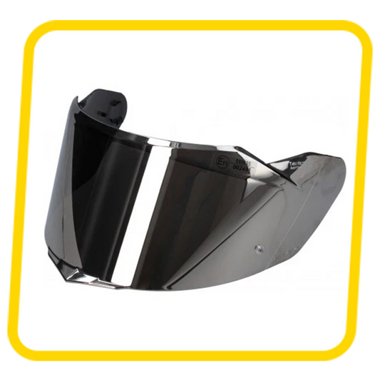 SMK Mercury Helmet Visor – Mirror / Mercury Tint | Pinlock-Ready & Scratch-Resistant