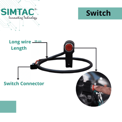 Bajaj DOMINAR 250 | Compatible | Simtac | With Switch [V6.0] | PNP Hazard Flasher / Adapter / Module | DNR19-WS6