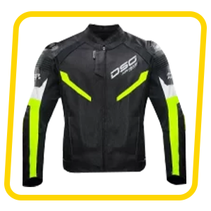 DSG RACE PRO V2 JACKET ( BLACK YELLOW FLUO )