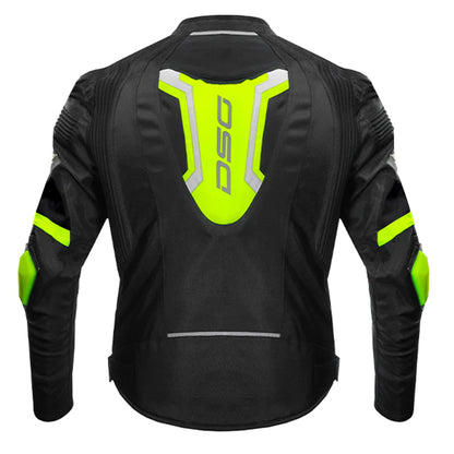 DSG RACE PRO V2 JACKET ( BLACK YELLOW FLUO )