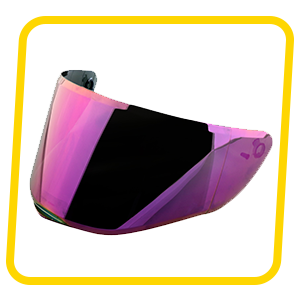 VEGA BOLT RED VISOR