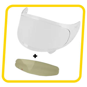 axor apex clear visor with pin lock